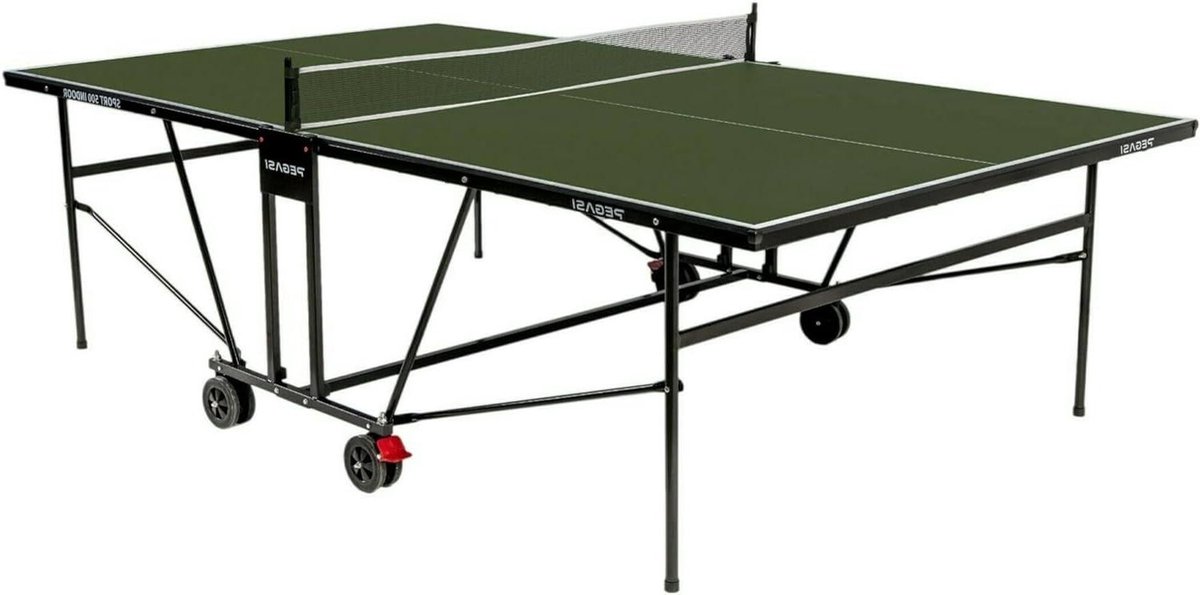 Tafeltennistafel - Pingpongtafel Sporttafel - Thuisgebruik - Opklapbaar met zelftrainstand - Standaard afmeting - Groen