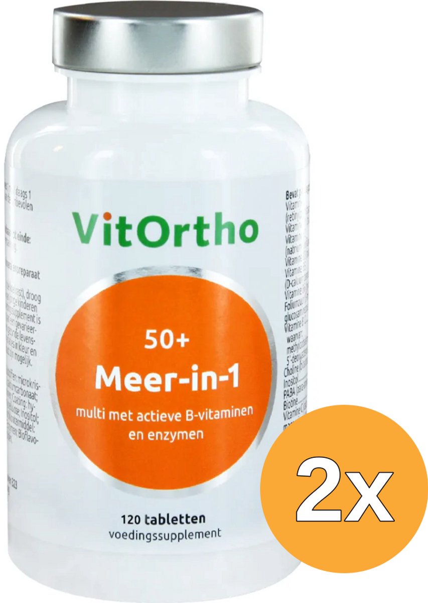 2x Vitortho Meer in 1 50+ (120 tabletten)