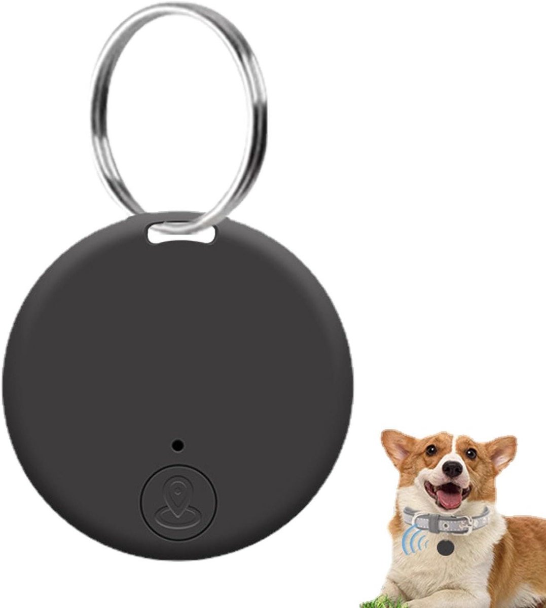 GPS Tracker - Objectzoeker Dieren - Huisdieren Lokaliseren - Bidirectioneel Notificatieontwerp - 11.7 x 7.2 x 1 cm - Wit