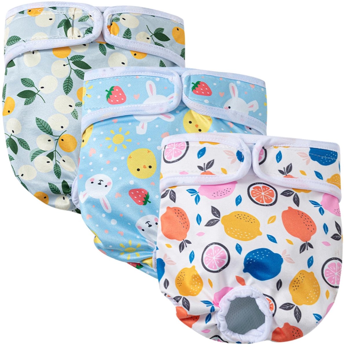 SolidKeus - Set van 3 Wasbare Hondennappies voor Vrouwen