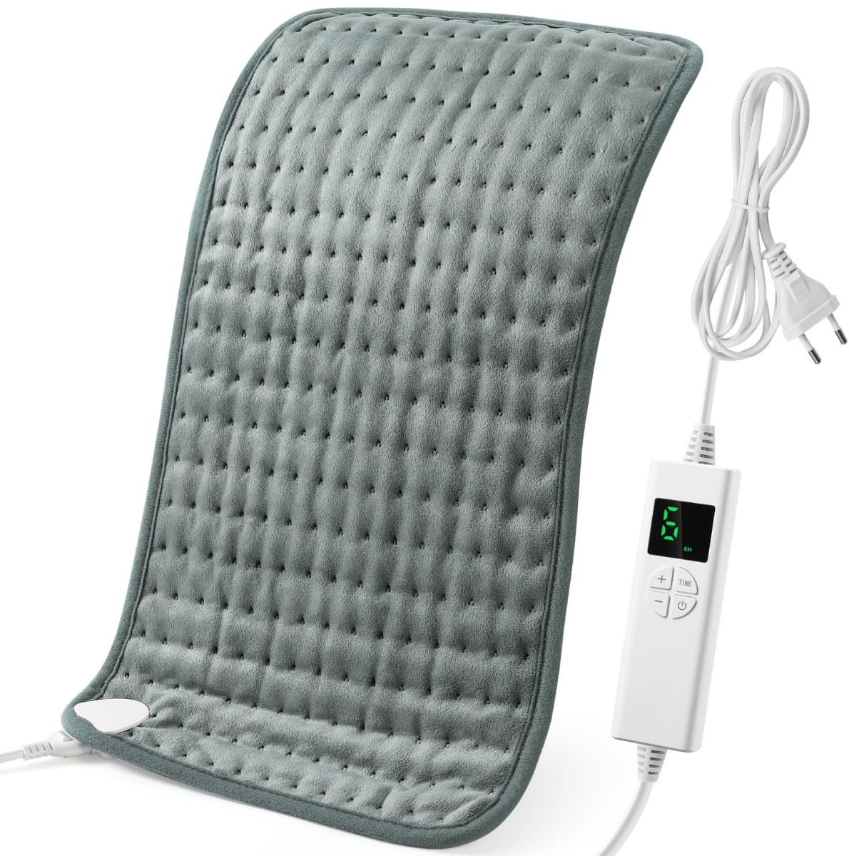 SolidKeus - Elektrische Verhittingskussen met 6 Warmte-instellingen en Timer voor Rug en Schouders