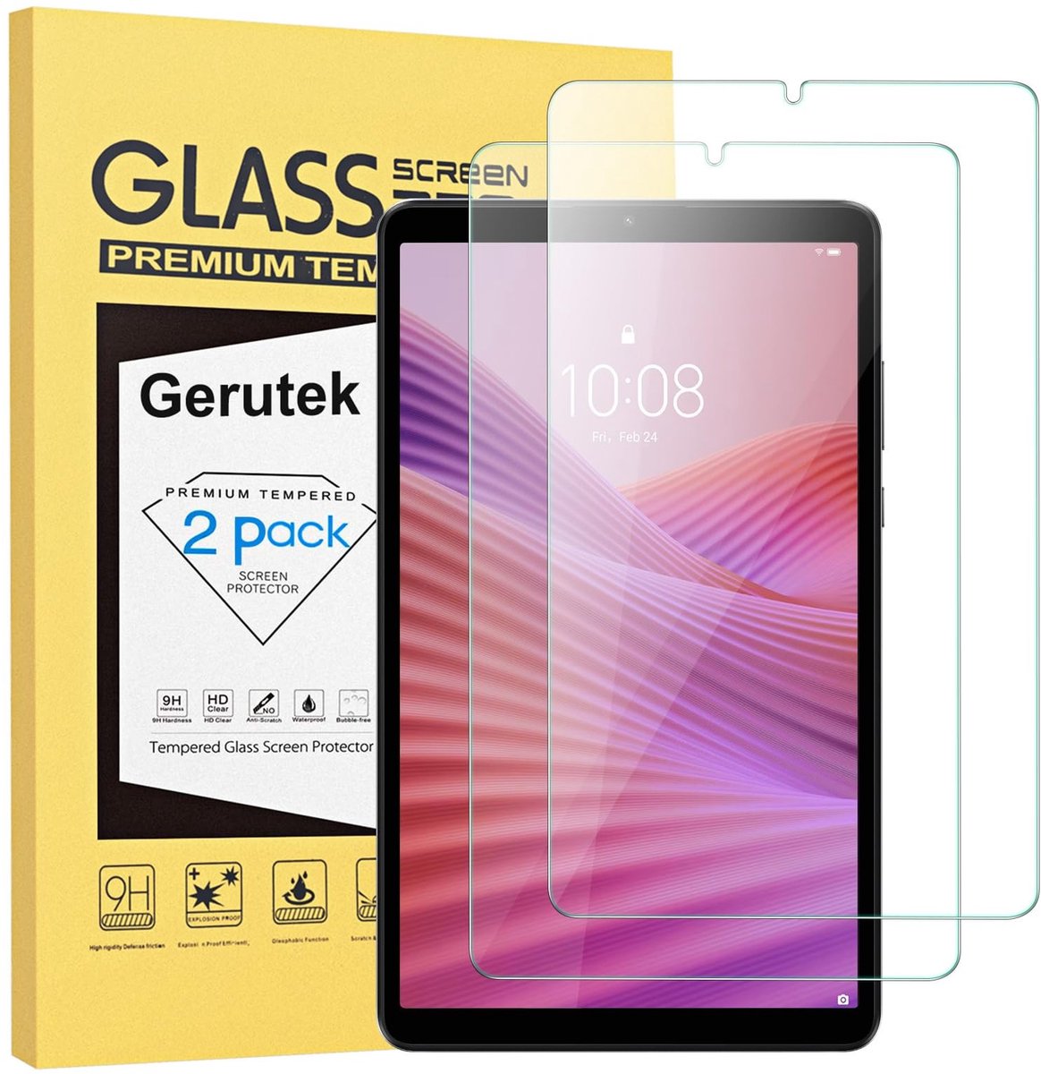 SolidKeus - Tempered Glass Screen Protector voor 8.7 Inch Tablet