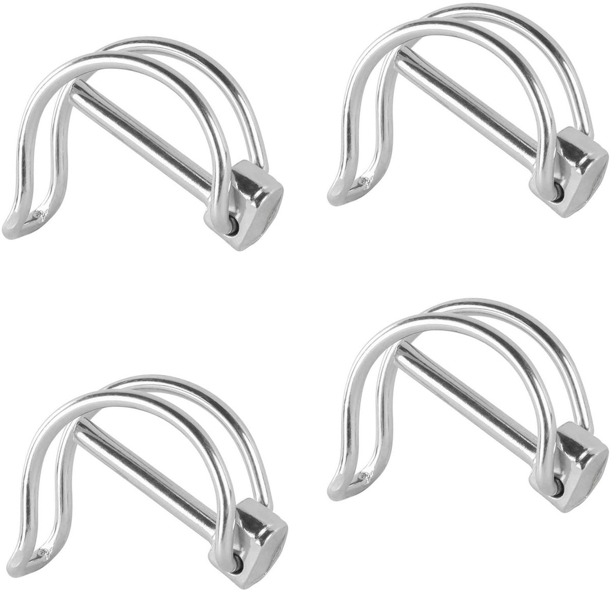 SolidKeus - Set van 4 Vouwpennen met Lock Splint