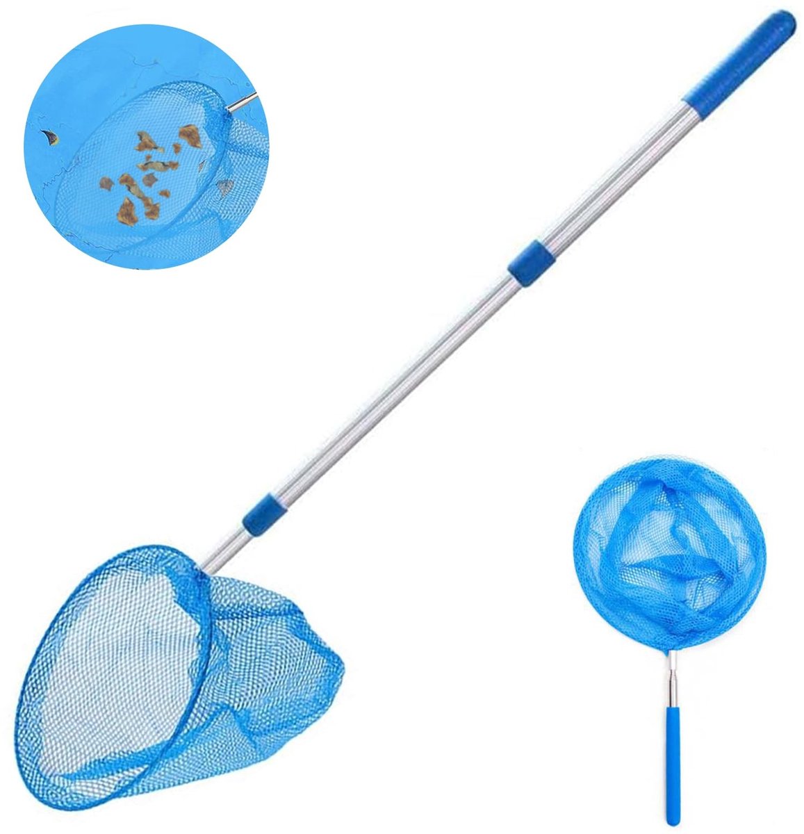 SolidKeus - Pool Leaf Skimmer met Pole voor Snelle en Eenvoudige Reiniging