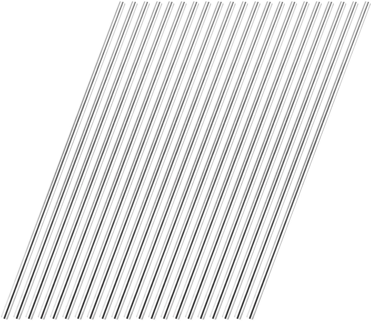 SolidKeus - Set van 20 RVS Stalen Staven 6mm x 300mm