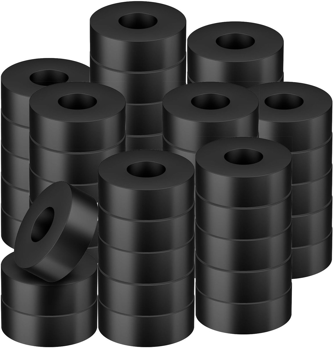 SolidKeus - Set van 50 Dikkere Rubber Washers voor Diverse Toepassingen
