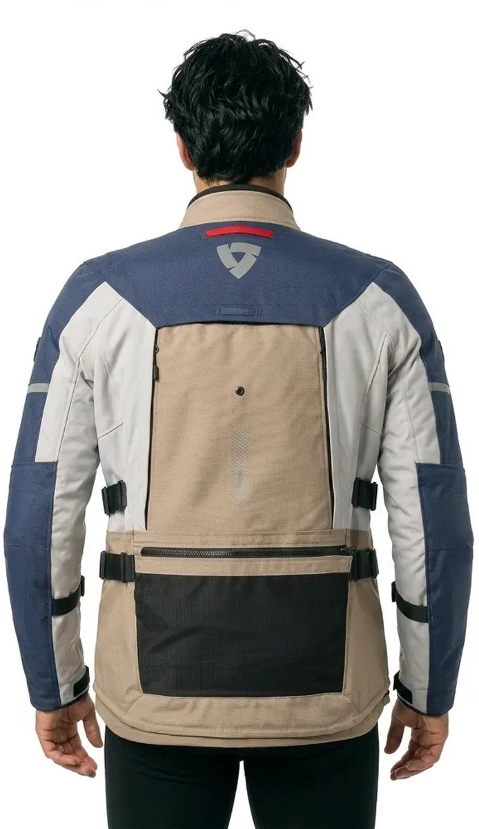 REV’IT! Sand 5 H2O Sand Blauw Motorjas - Maat M - Jas – foto 2
