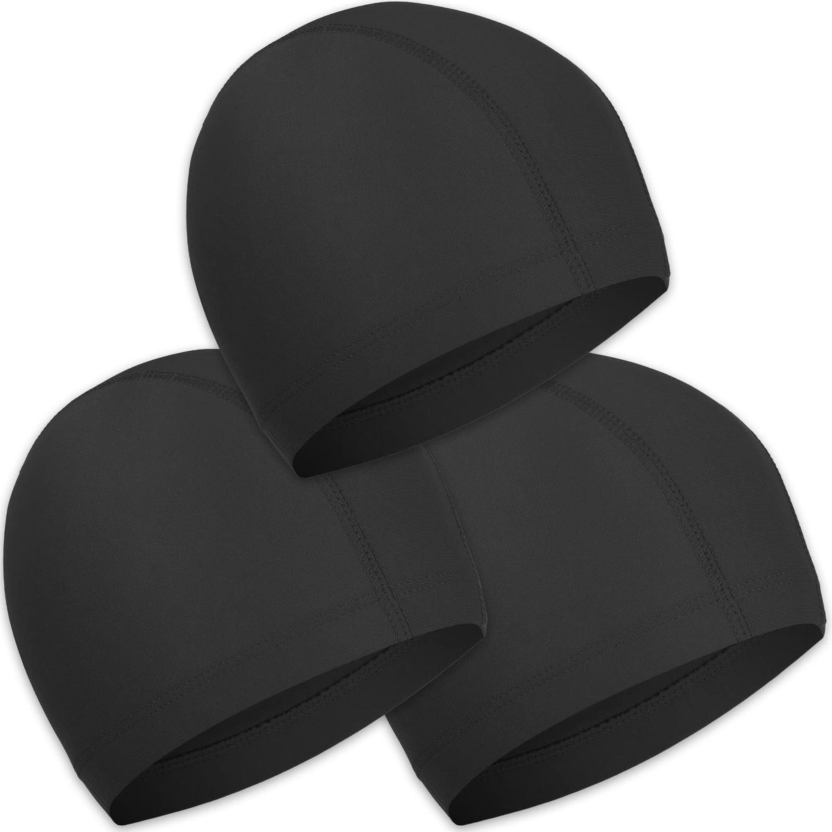 SolidKeus - 3 Stuks Unisex Zwem Caps voor Zwembaden