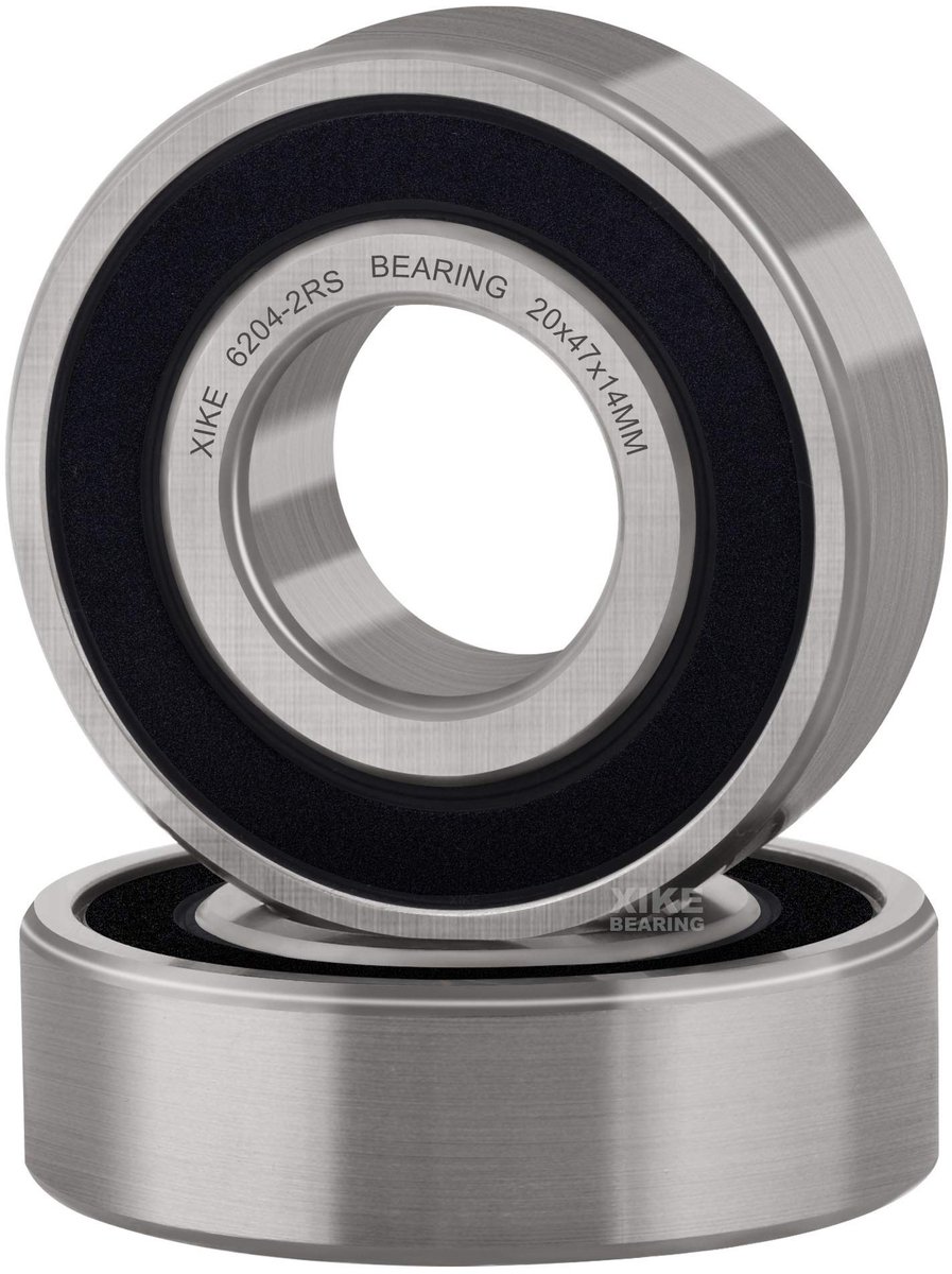 SolidKeus - 2 Stuks 6204-2RS Gesealde Kogellagers 20x47x14mm
