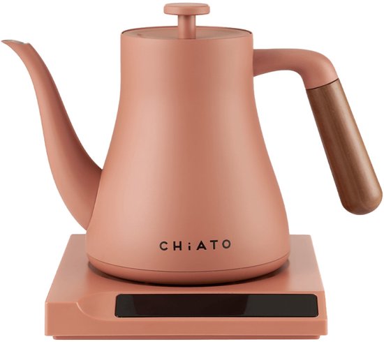 CHiATO flowPLAY Classic Elektrische waterkoker, 0,6 l - Terracotta