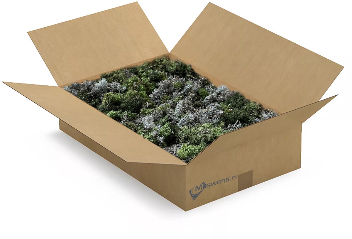 Moswens ECO mos - 1,5 KG - Doos L - Mix Mousey 0,30 m²