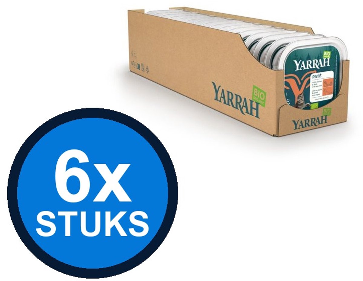 Yarrah Yarrah cat bio alu grainfree paté mix Multipack 8x100gr