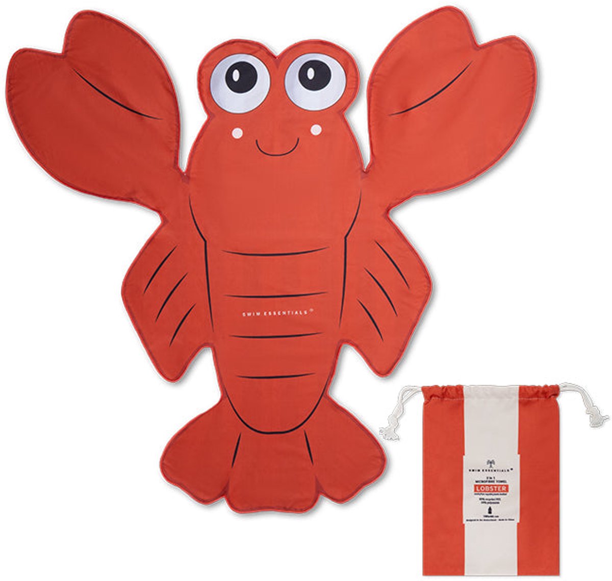 Swim Essentials - Strandlaken Kreeft - 180cm