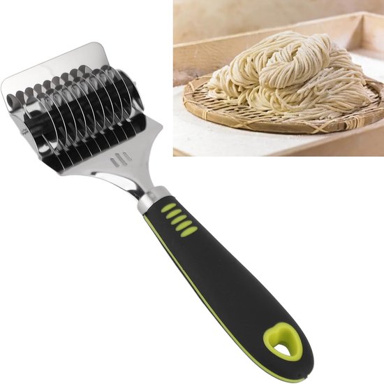 Noedelsnijder, Noedelroosterroller Pasta Spaghetti Maker Keukengereedschap DIY Deegsnijder — afbeelding 2