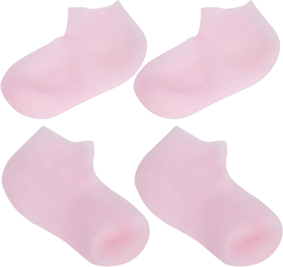 Vochtinbrengende Gelsokken, Siliconen Vochtinbrengende Sokken, Vochtinbrengende Siliconensokken Gelsokken voor Spa-sokken Droge, Harde, Gebarsten Huid voor Dames en Heren(M(36-38))