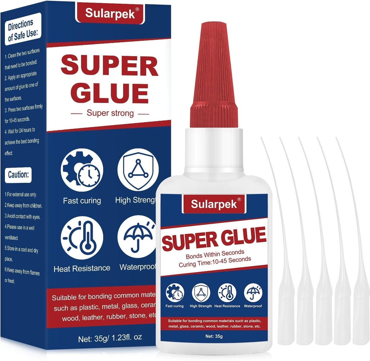 SolidKeus - 35 g Super Lijm voor Diverse Materialen, Extra Sterk en Waterproof