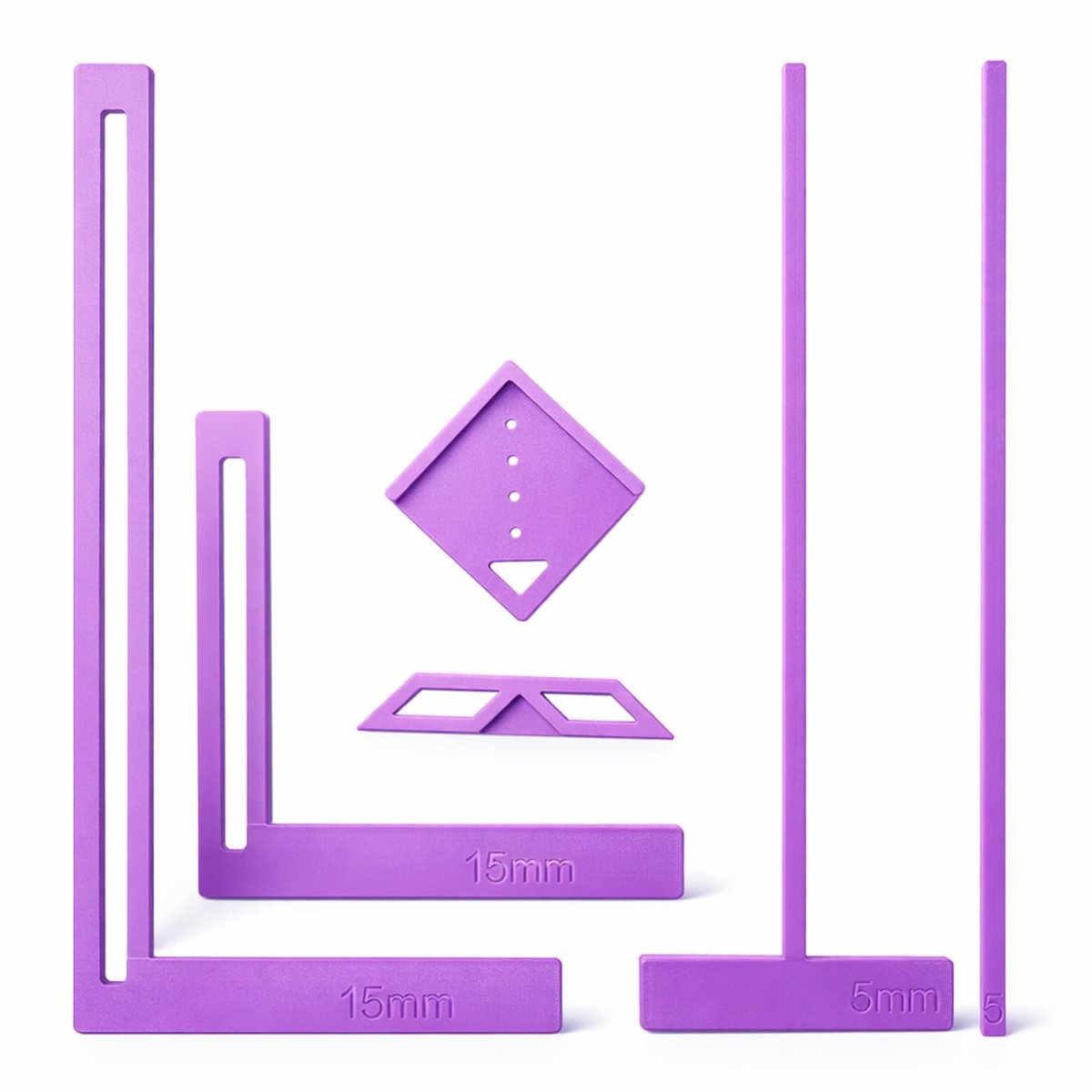SolidKeus - Set van 6 Boekbind Tools in Paars