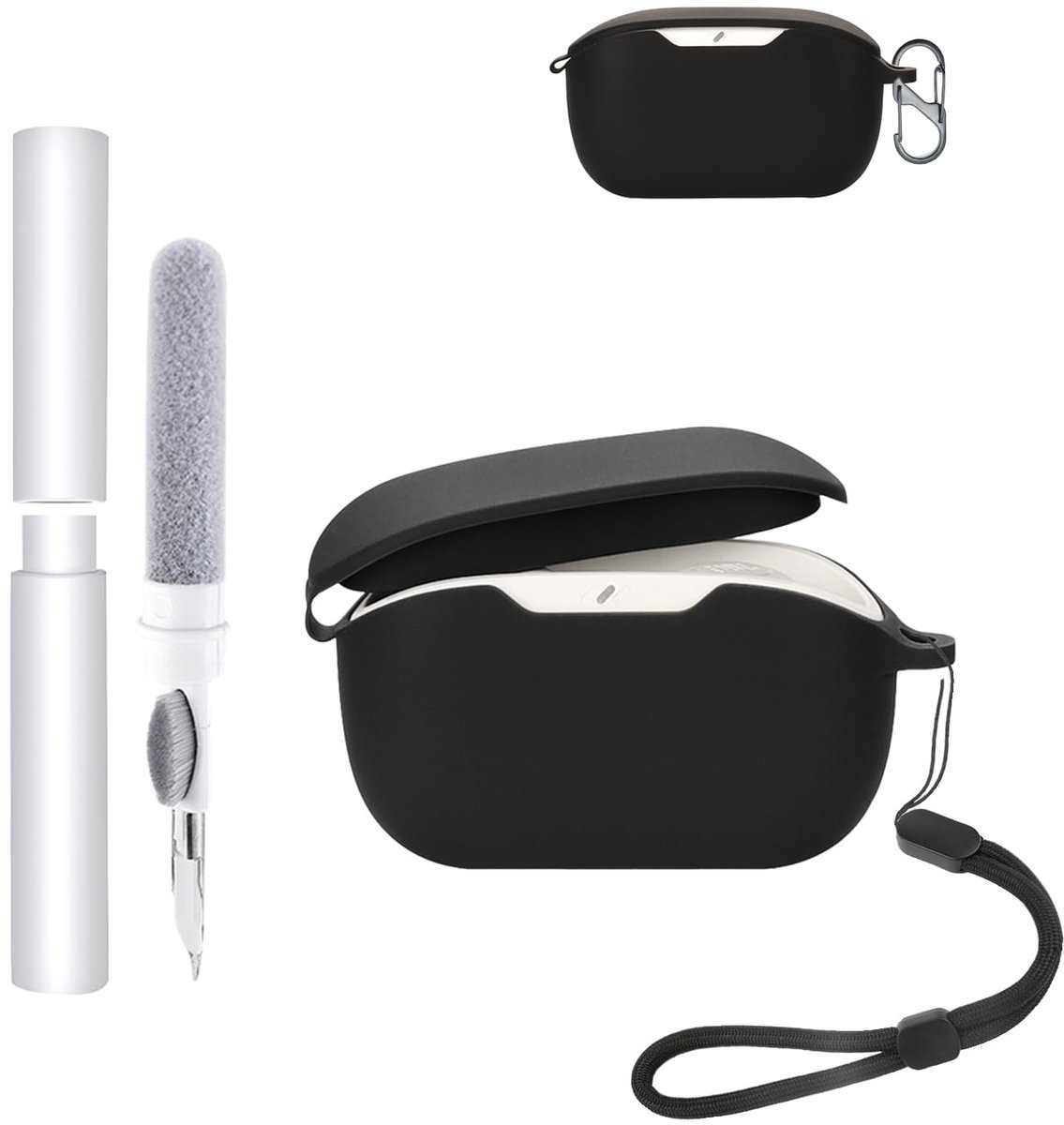 SolidKeus - Siliconen Beschermhoes voor Bluetooth Oordopjes, Shockproof en Comfortabel