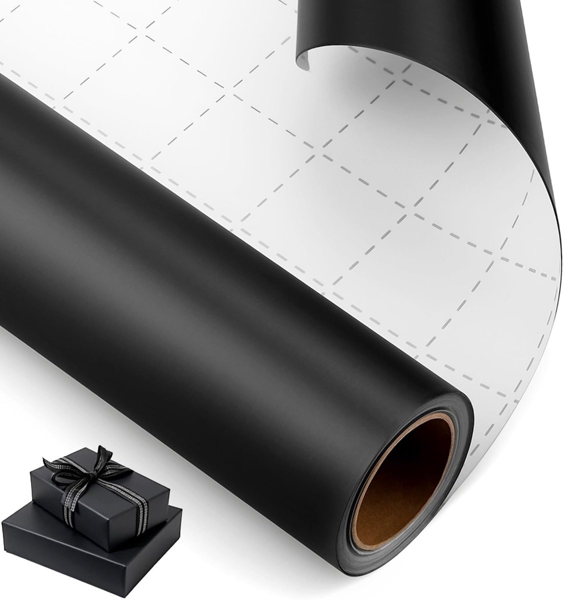 SolidKeus - Cadeaupapier Zwart voor Diverse Gelegenheden