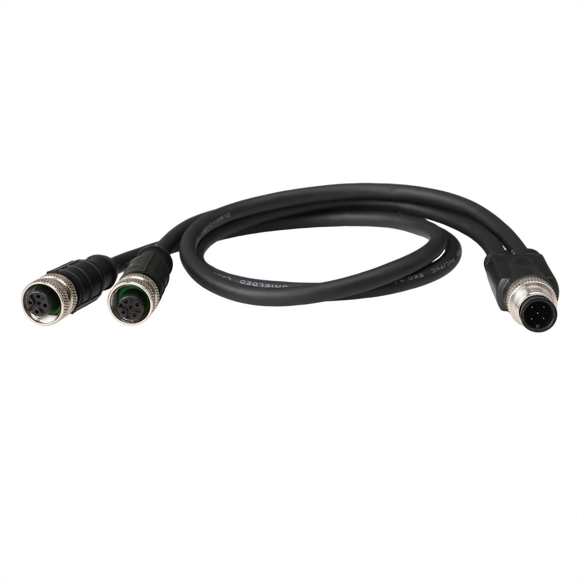 SolidKeus - M12 5-Pin Y-Splitter Adapter Kabel voor Industrie