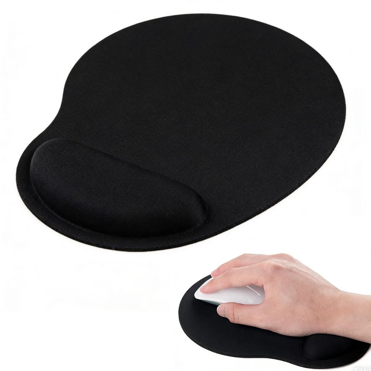 SolidKeus - Ergonomische Antislip Muismat voor Kantoor en Gaming