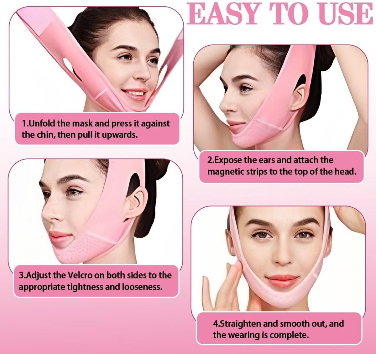 SolidKeus - Herbruikbaar V-vorm Gezichtsmasker met Lifting Effect
