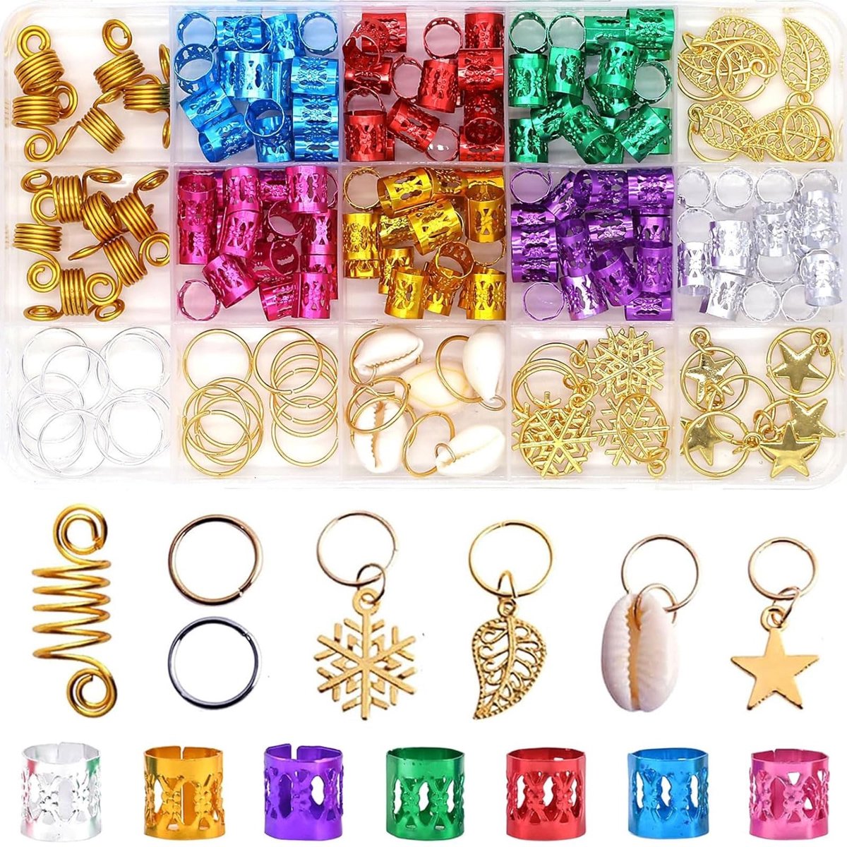 SolidKeus - 190-delige Haaraccessoires Set voor Dames