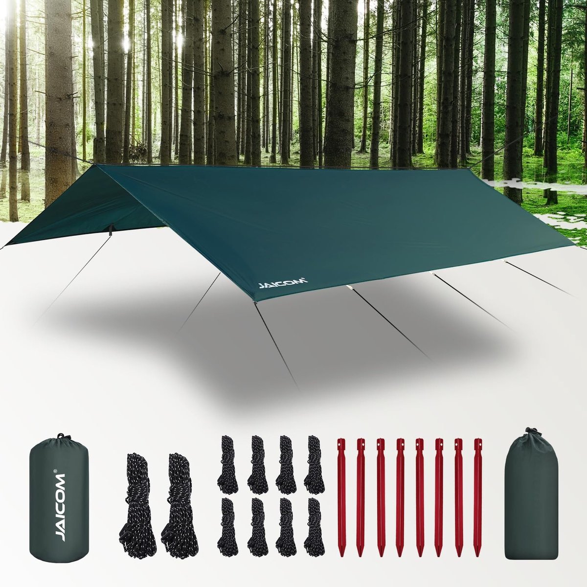 SolidKeus - Waterdichte Tarp 3m x 5m voor Kamperen