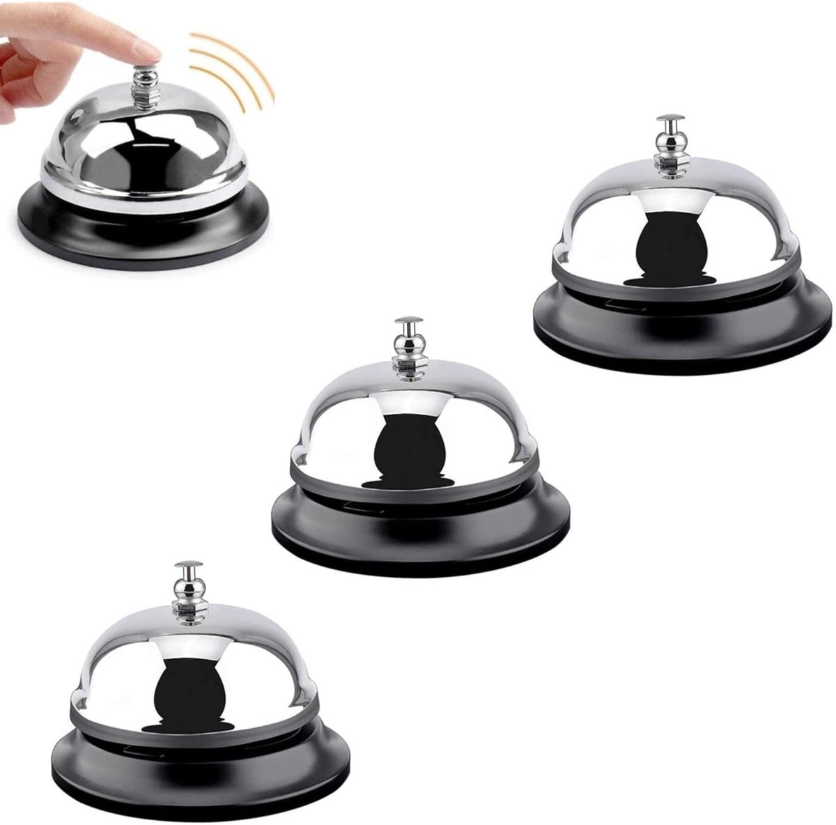 SolidKeus - Set van 3 Ontvangstbelletjes voor Bars en Restaurants
