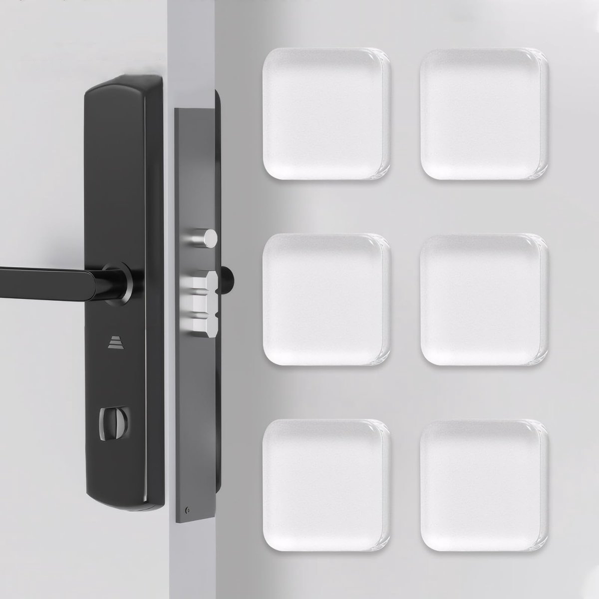 SolidKeus - Set van 6 Zelfklevende Deurbuffers voor Wandbescherming