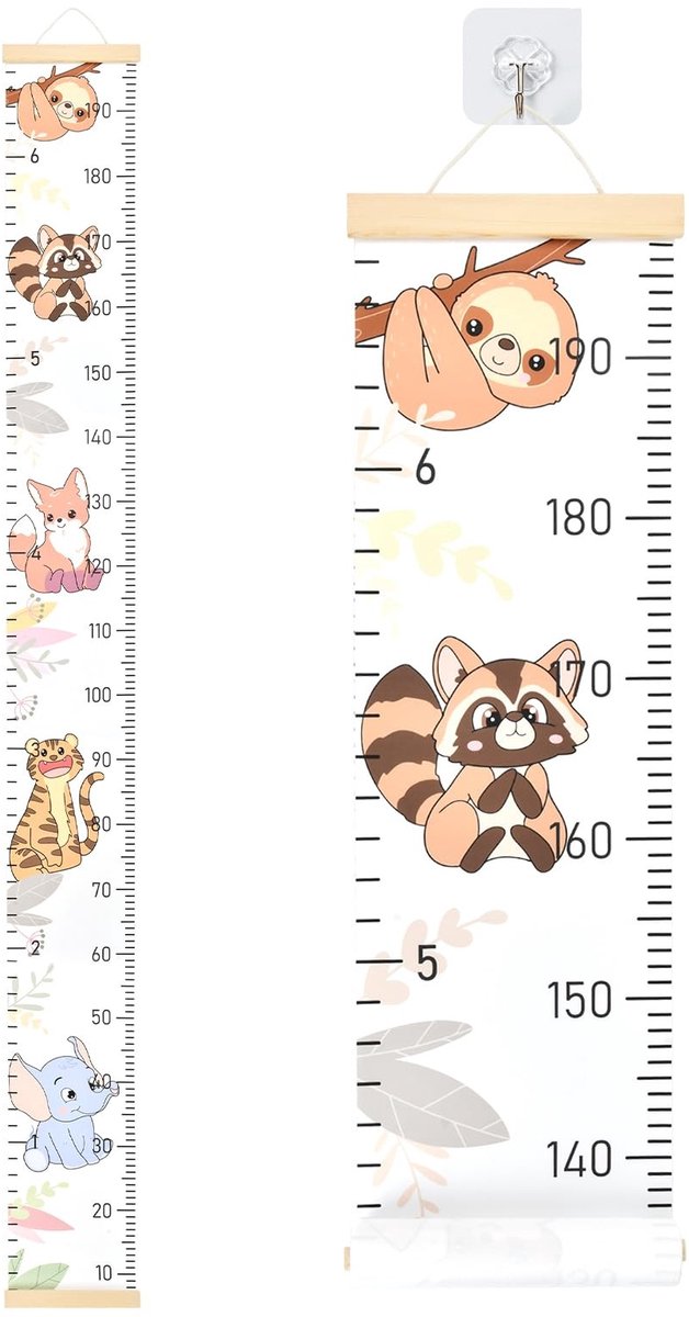 SolidKeus - Groeimeter voor Kinderen met Wandmontage