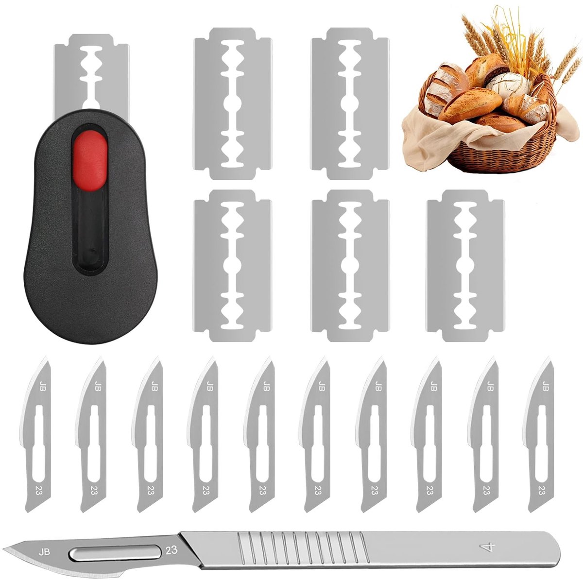 SolidKeus - Professioneel Broodmes voor Zuurdesem en Baguettes