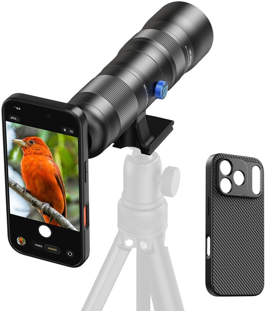 SolidKeus - Professionele Telezoomlens 20-60X voor Smartphones