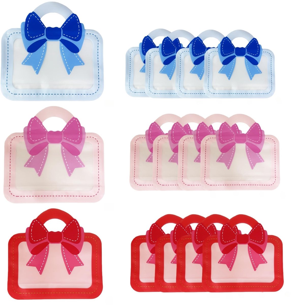 SolidKeus - Resealable Gift Bags met Handvat (15 Stuks)