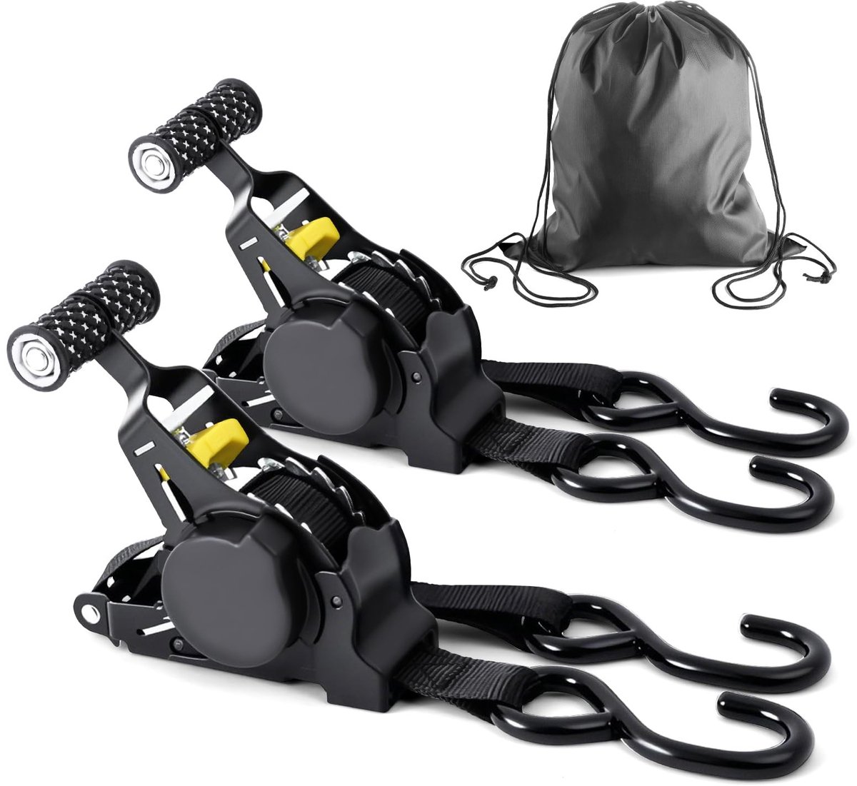 SolidKeus - Set van 2 Inklapbare Lashing Straps voor Zware Lasten