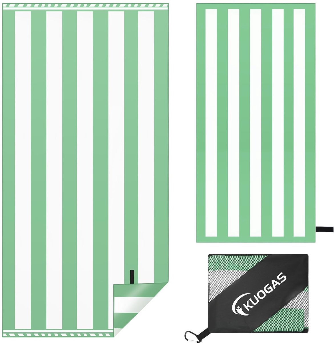 SolidKeus - XXL Sneldrogende Strandhanddoek 180x90cm Microfiber