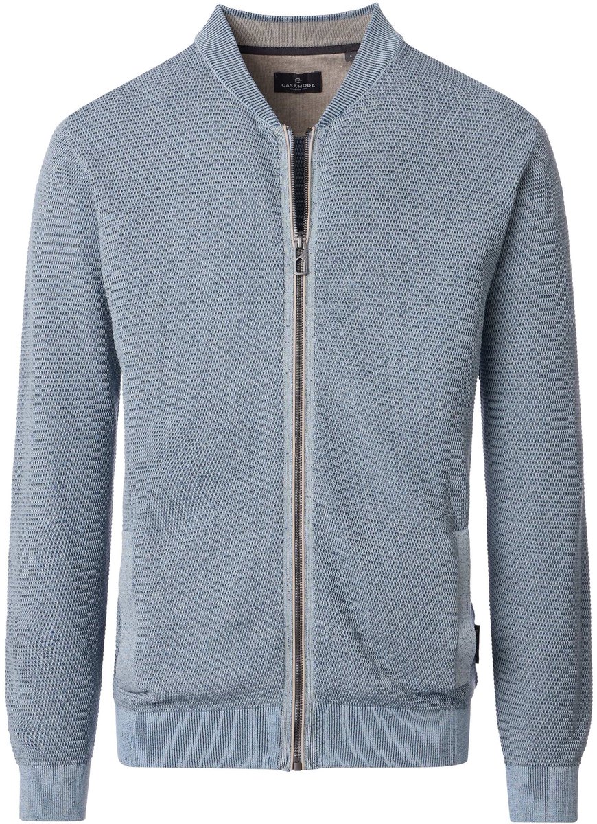 CASA MODA comfort fit vest - lichtblauw