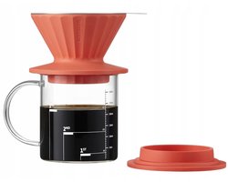 BUYDEEM CD1024 - Filter Koffiezetapparaat - Vivid Oranje - Roestvrijstalen Filters - Mobiel Design