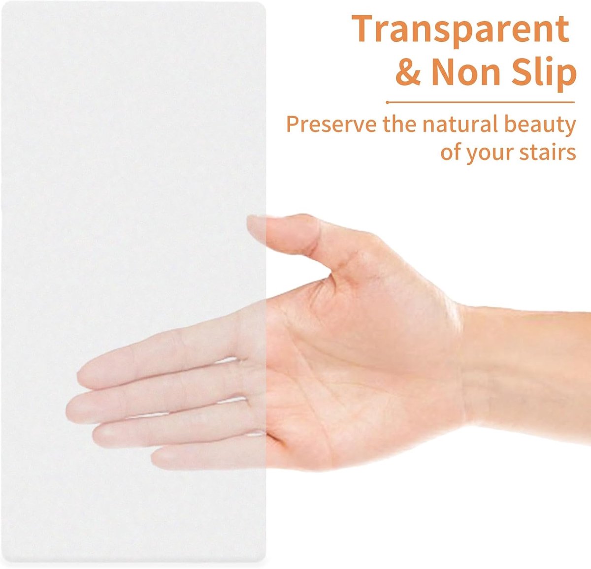 15 antislipmatten voor traptreden - 10 * 60cm zelfklevende transparante trapmatten - antislip beschermmatten voor vloeren - antislip tape