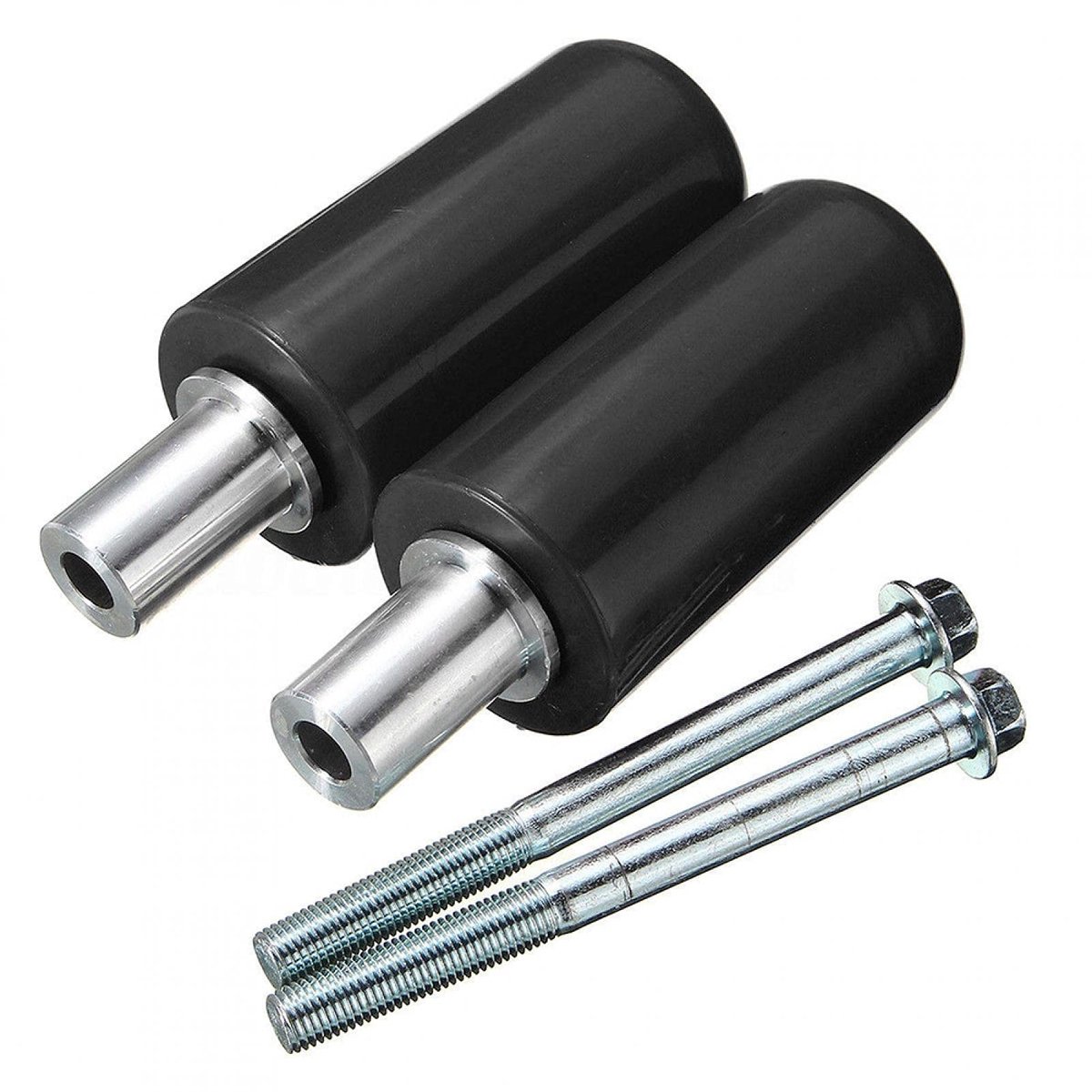 SolidKeus - Universele Motor Frame Sliders voor Bescherming, Zwart