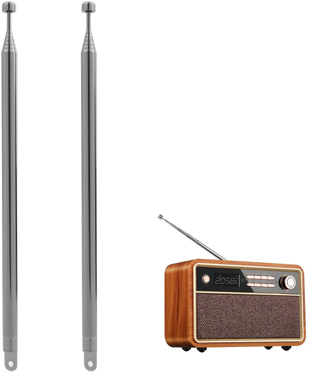 SolidKeus - 2 Stuks Telescopische Antenne voor Radio