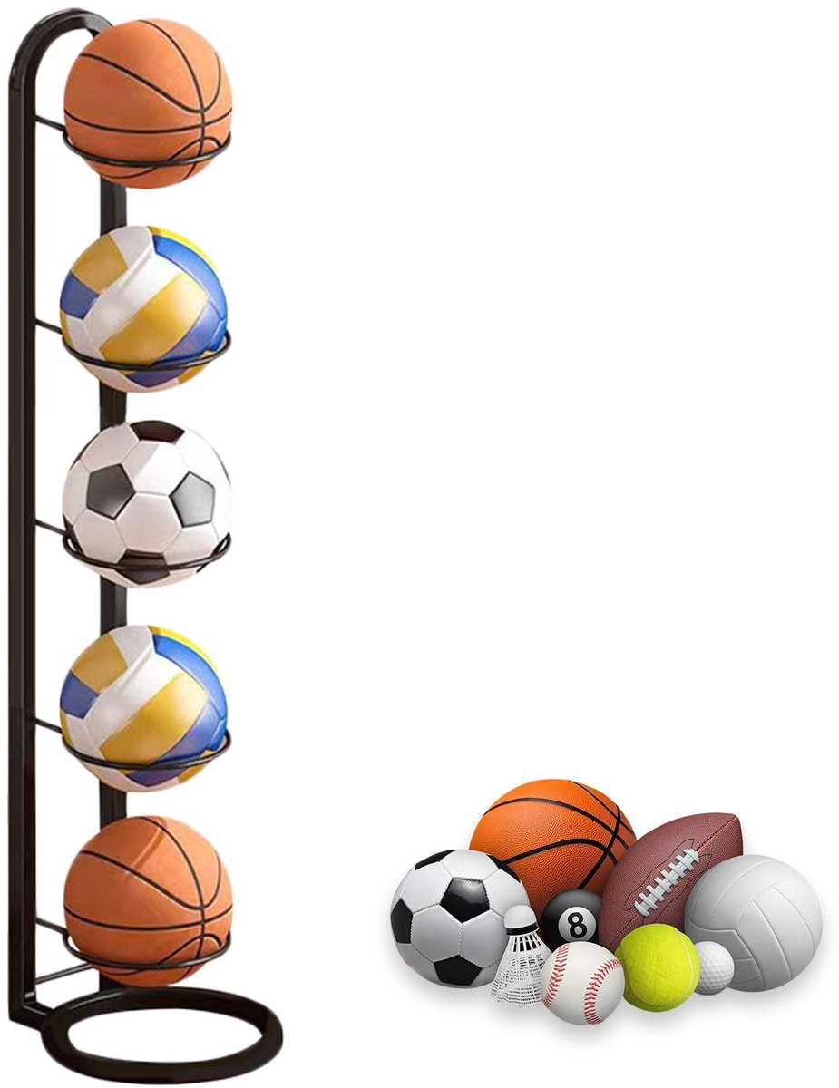 SolidKeus - Ballenstandaard voor Basketbal, Voetbal en Volleybal