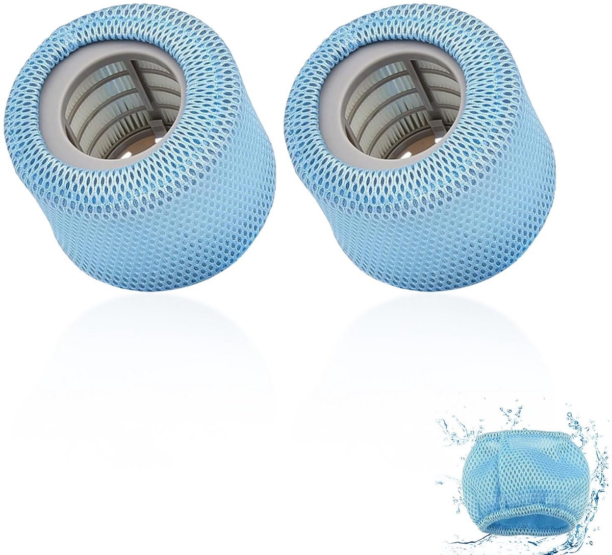 SolidKeus - 2 Stuks Netbescherming voor Filter Spa