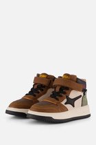 Shoesme No25w100 Sneakers Jongens - Leren Sneaker - Cognac - Maat 29