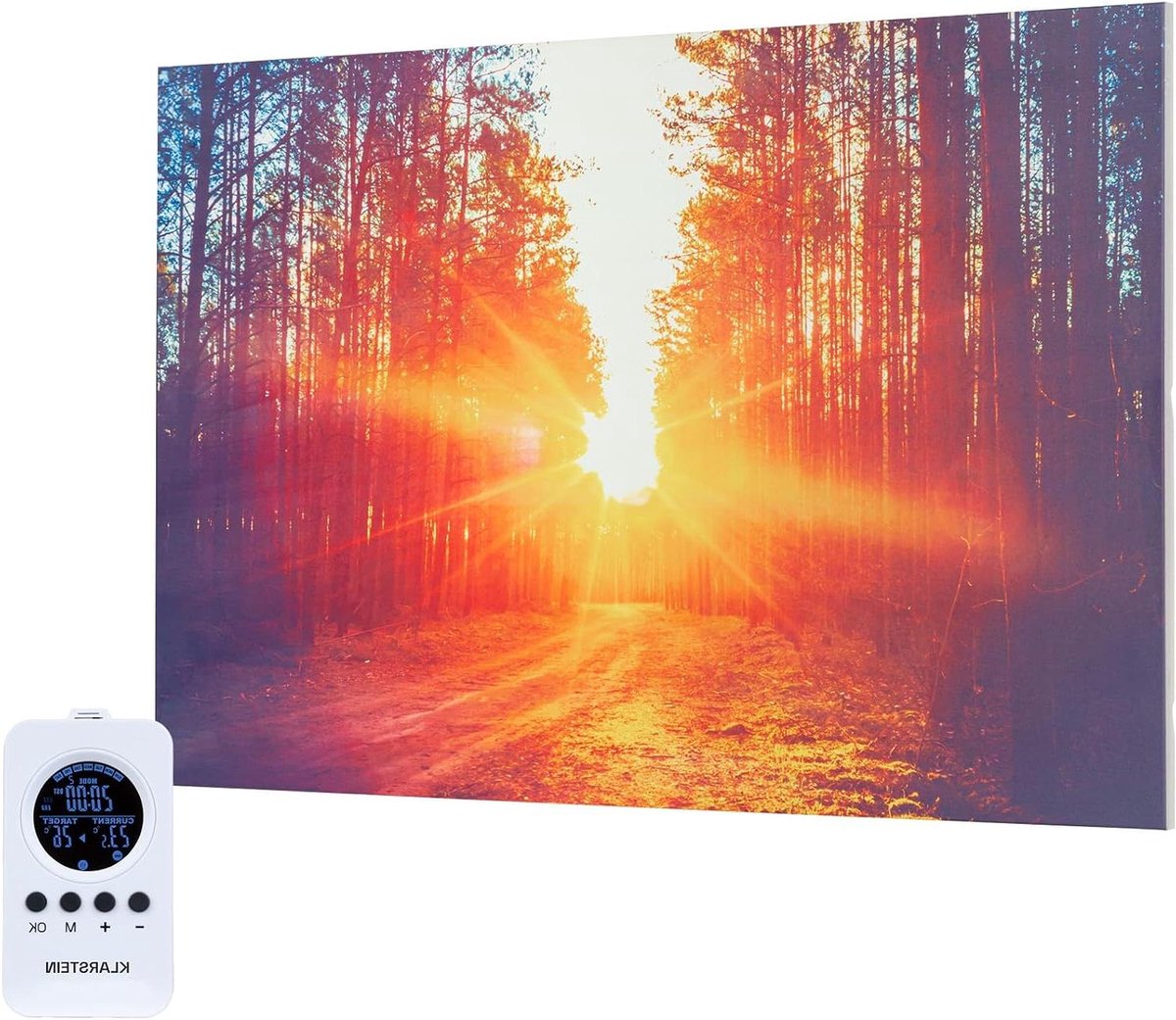 Infrarood Verwarming - Design Paneel - Woonruimte Verwarmen - Open Venster Detectie - 90 x 60 cm - Wit