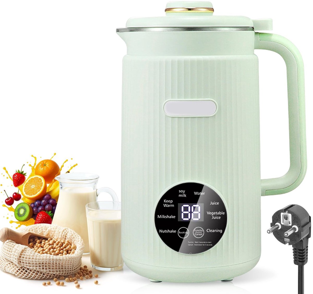 SolidKeus - Automatische Notenmelker 1200ml met 8 Functies