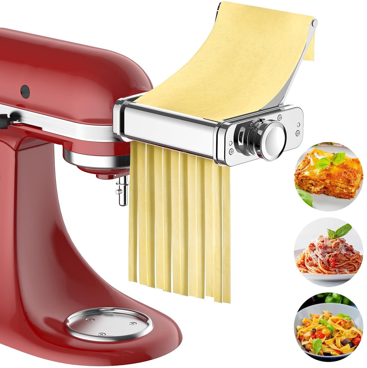 SolidKeus - 3-in-1 Pasta Attachment voor Keukenmixers