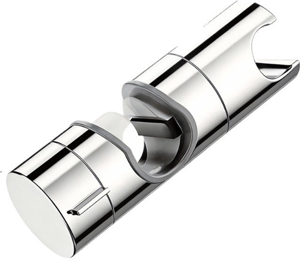 1 stuk - Hefbare bevestiging voor regen - Handheldere regenbehuizing - Slider - Verstelbaar bereik 18-25 mm - 360° draaien - Verchroomd ABS materiaal - Zilver