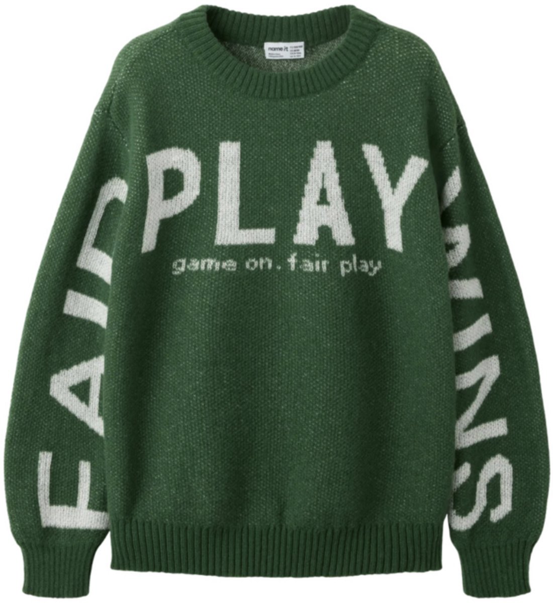 Name It - Gebreide Trui - Sweater - NKMNORTH - Eden - Maat 134/140