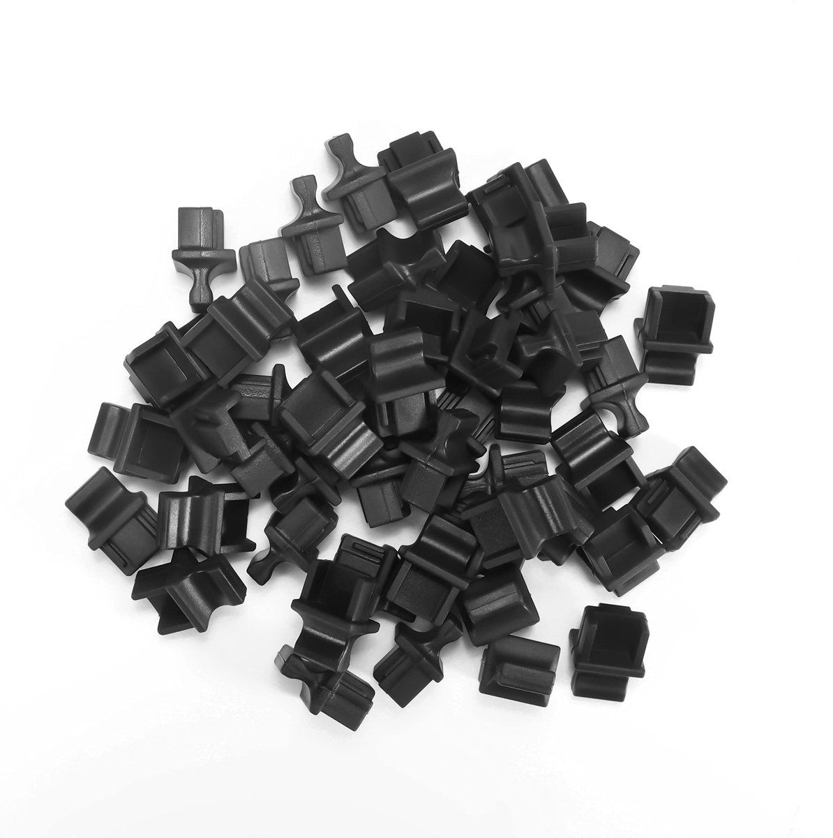 SolidKeus - 50 Stuks RJ45 Stofkap voor Ethernet Poorten